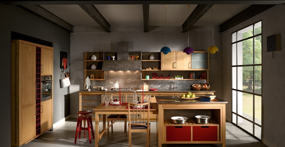 Cucina Industrial Chic La Cucina Elegante Con Carattere L Ottocento